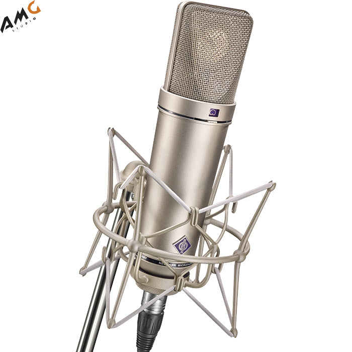 Neumann U 87 Ai Condenser Microphone (Studio Set, Nickel | Black) - Studio AMG