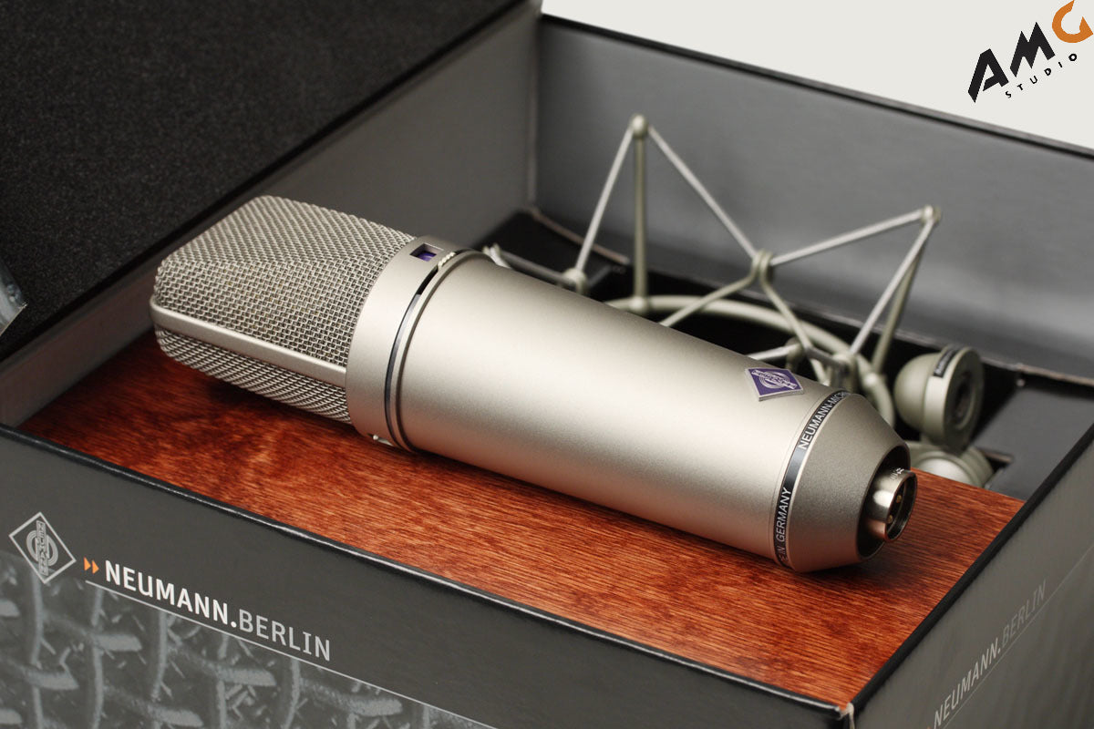 Neumann U 87 Ai Condenser Microphone (Studio Set, Nickel | Black) - Studio AMG
