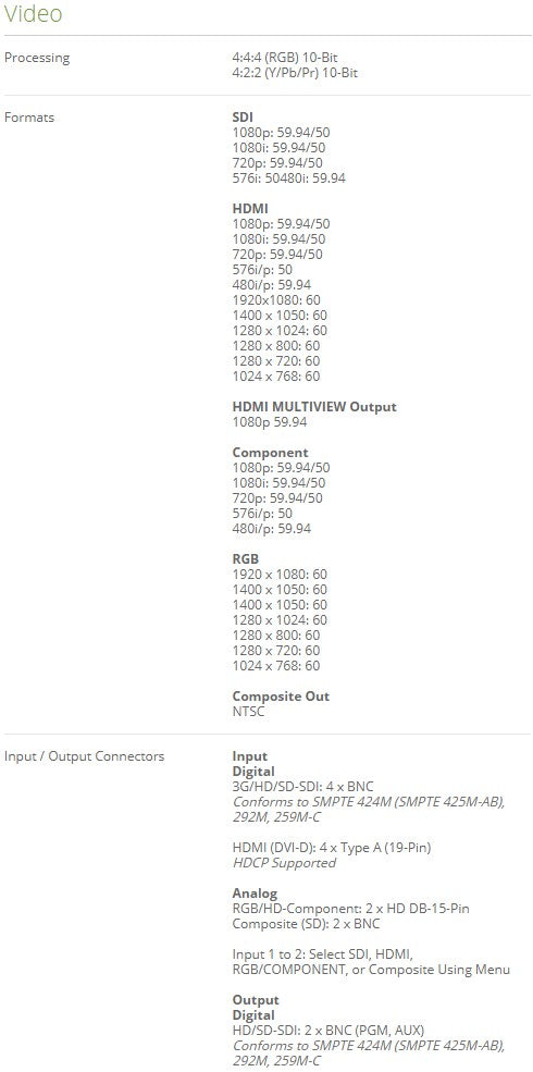 Roland VR-50HD MK II Multi-Format AV Mixer with USB 3.0 Streaming VR-50HDMKII - Studio AMG